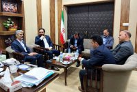 حضور  و دیدار مدیر کل ورزش و جوانان استان با فرماندار دورود